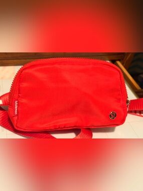 lululemon athletica Red Zip Pouch